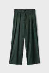 Pantalone vita media con pinces GAELLE PARIS GAABW06701 - Verde Bosco