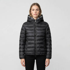 Piumino con cappuccio GAELLE PARIS GAABW06501 - Nero