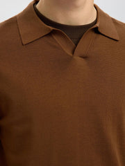 Camicia polo in maglia SELECTED 16098327 - Soft Silt