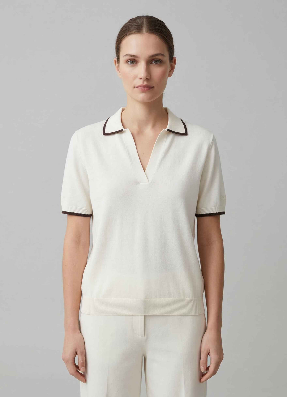 Polo SAINT BARTH EVONNE 00253L - Panna