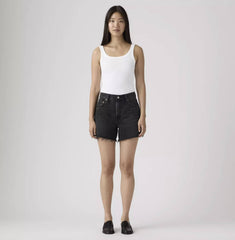 Short LEVI'S Ribcage 005DS-0005 Shrink Up - Nero