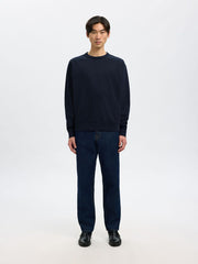 Felpa girocollo SELECTED 16099829 - Dark Sapphire