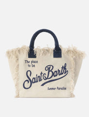 Borsa a spalla SAINT BARTH VANITY 02564L - Beige/Blu