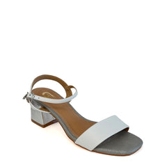 Sandalo con tacco GOLD&GOLD GD431 - Bianco