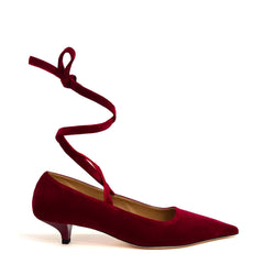 PROSPERINE 2530 Bordeaux Velvet Décolleté