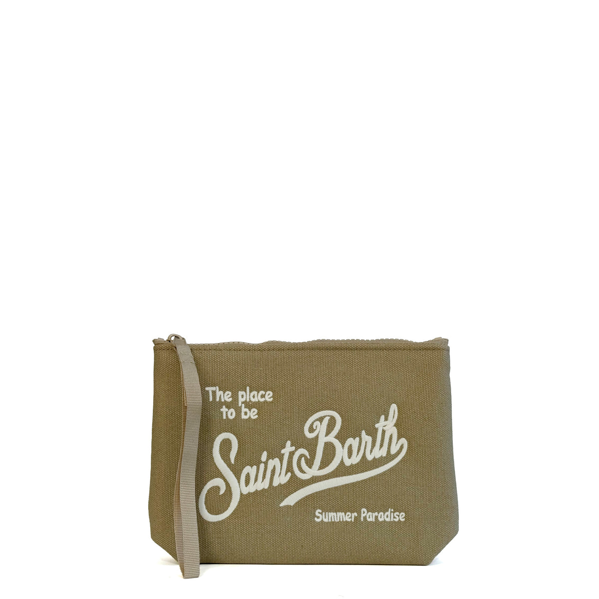 Pochette SAINT BARTH ALINE CANVAS 01336L - Beige