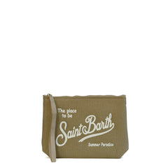 Pochette SAINT BARTH ALINE CANVAS 01336L - Beige