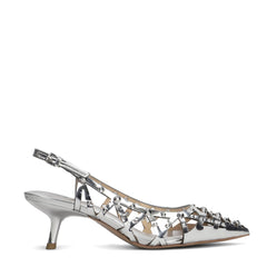 Slingback ASH BIZZARRE Mirror Leather - Silver