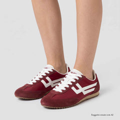 Sneaker PRO-KEDS Racer 77 - Bordaux/Ivory
