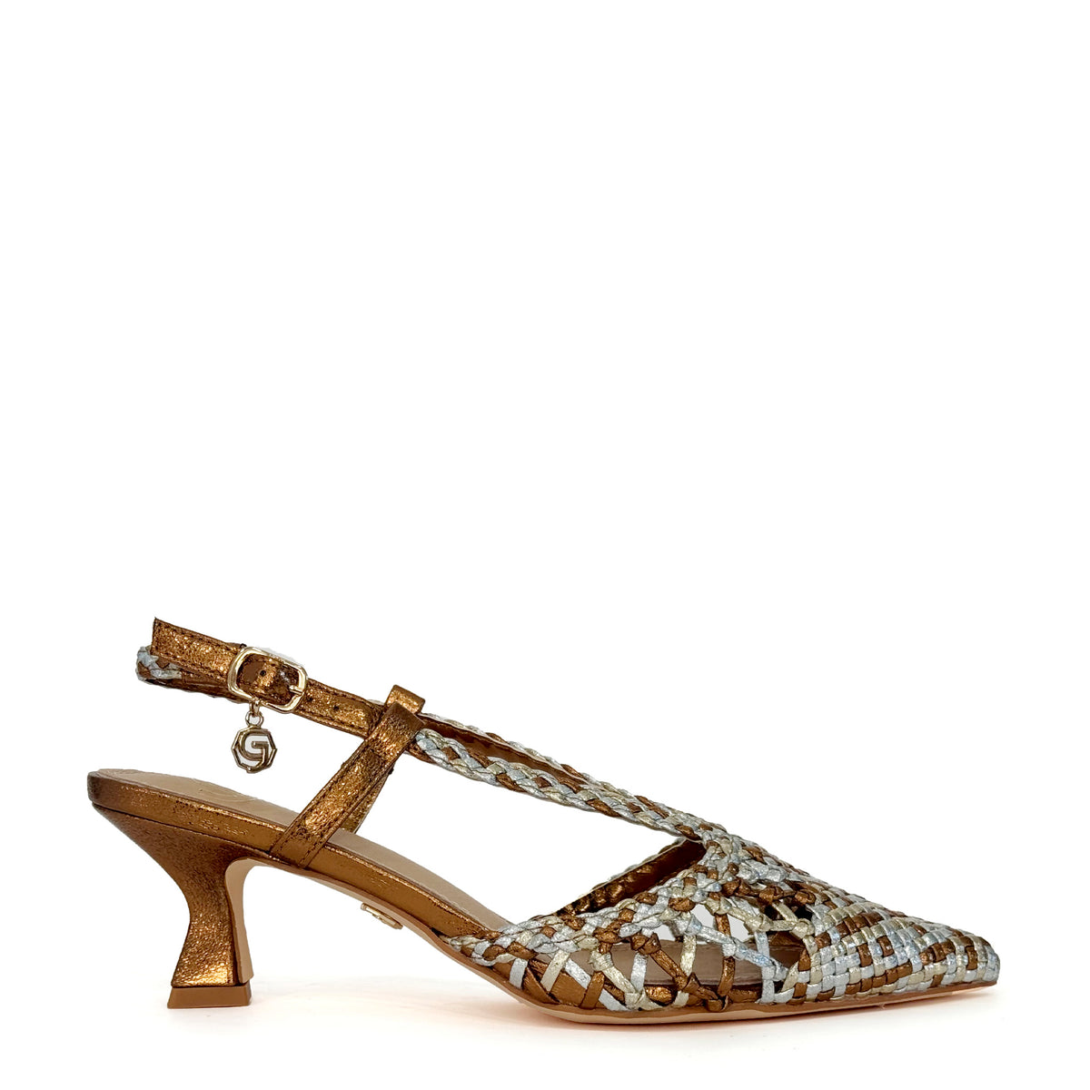 Décolleté GOLD&GOLD GK256 - Oro/Silver/Bronzo