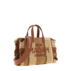 Borsa a mano RUE MADAM Casablanca Mini Tote - Stripes Brown