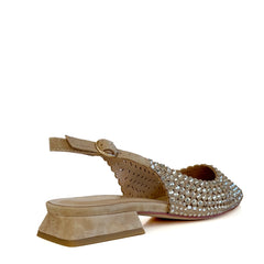 Slingback ALMA EN PENA V250488 - Suede Sand
