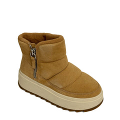 ASH MALICA BIS Platform Sneaker - Suede Camel