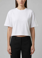 T-shirt Over GLAMOURETTE G12611 - Bianco