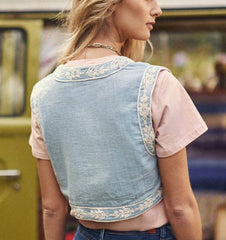 Gilet LA PETIT ETOILE Vania - Azzurro