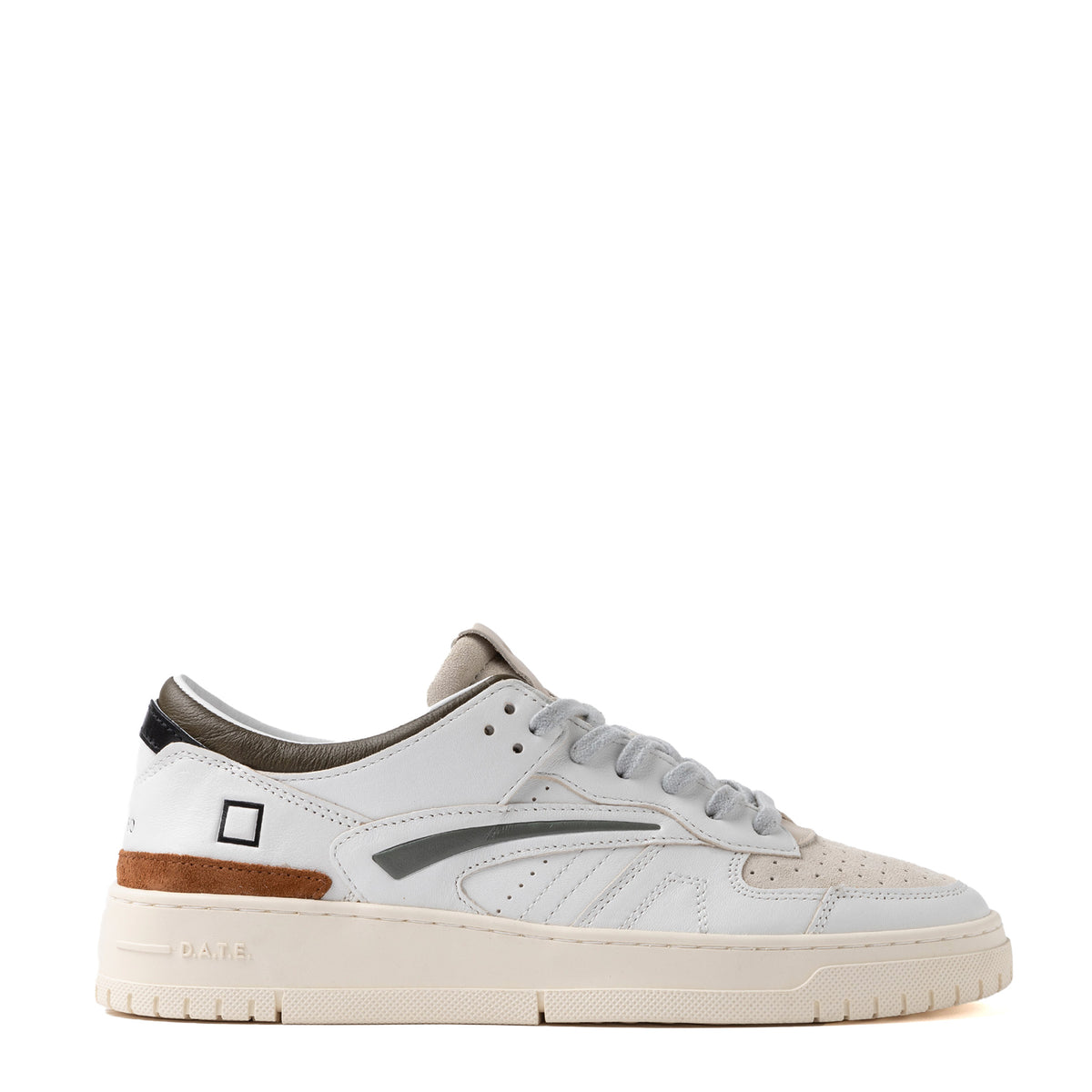 Sneaker D.A.T.E. TORNEO - Colored White/Army