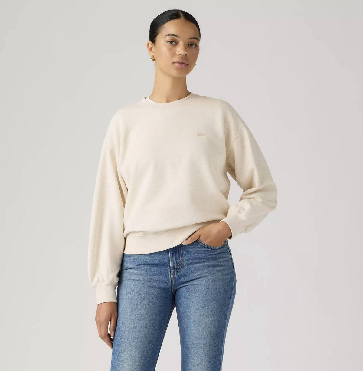 Felpa LEVI'S EVERYDAY CREWNECK 0082J-0016 - Oatmeal