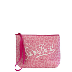 Pochette SAINT BARTH ALINE - Pastel Leopard 01355H