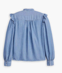 LEVI'S A8688-0013 Gianna Long Sleeve Blouse - Denim