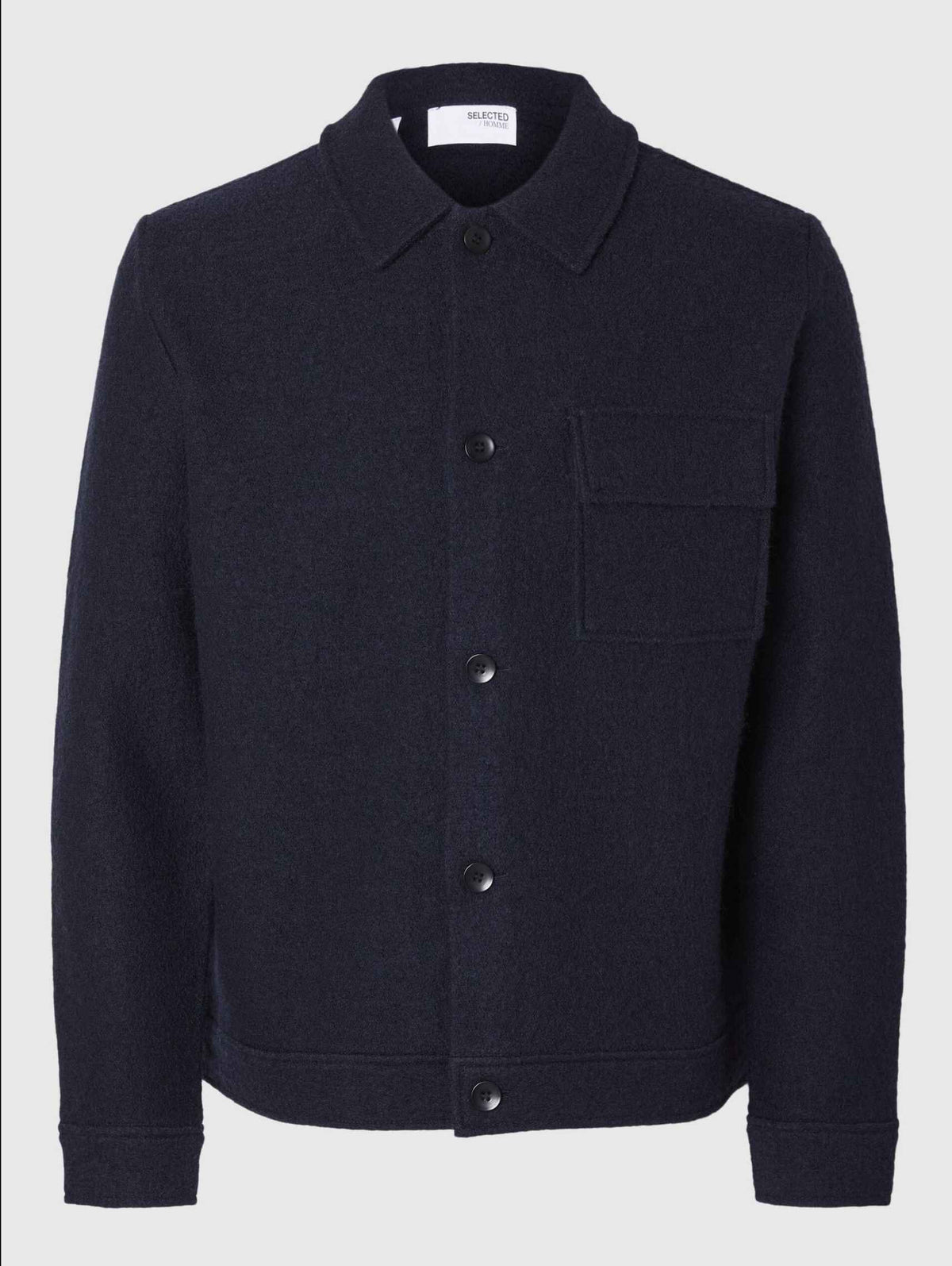 SELECTED 16094274 Knit Jacket - Sky Captain
