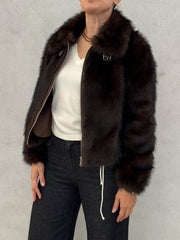 Pelliccia BULLY 7229 Eco Fur - Testa di moro