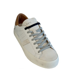 Sneaker D.A.T.E. HILL LOW CALF - White/Cuoio