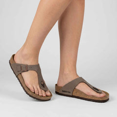 Ciabatta BIRKENSTOCK Gizeh 043751 Unisex - Mocca