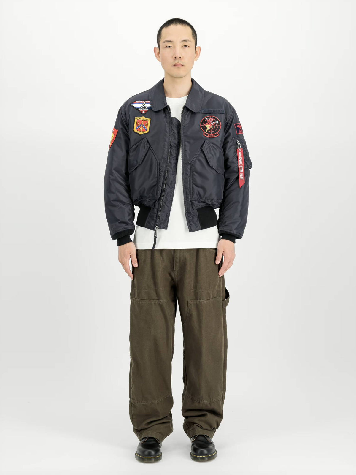 Giubbotto Unisex ALPHA INDUSTRIES CWU-45/P Devils Brigade - Iron Grey