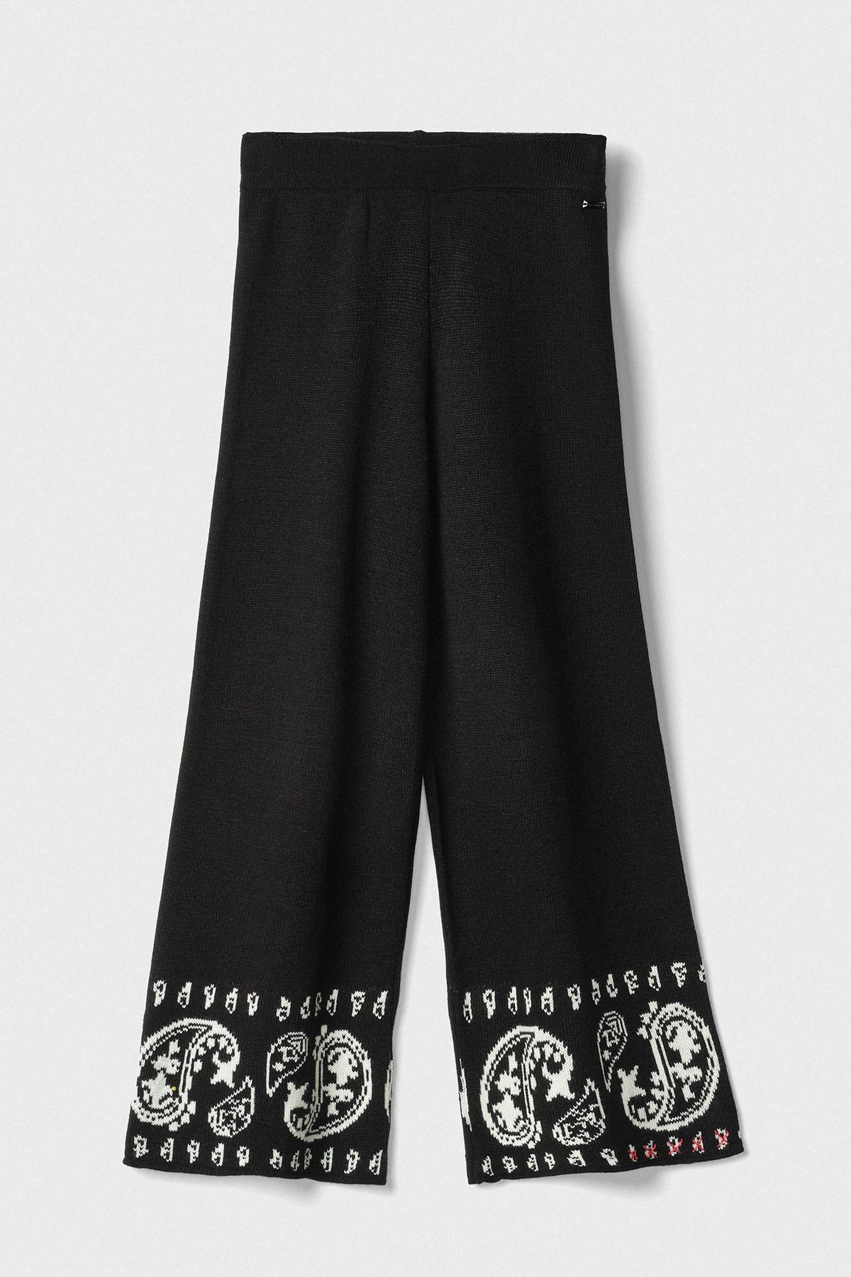 Pantalone in maglia GAELLE PARIS GAABW07204 - Nero