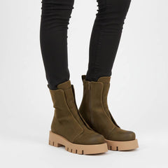 Tronchetto PATRIZIA BONFANTI Nuki No Lace Nabuck Military