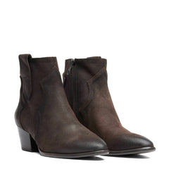 Texano ASH FLARE - Suede Testa di moro