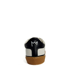 Sneaker LEATHER CROWN T - CFG 23101 - Bianco/Nero