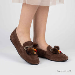 Mocassino MISS OLIVIA ILA - Suede Coffee