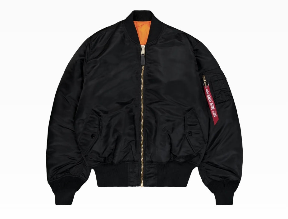 Giubbotto ALPHA INDUSTRIES MA-1 Heritage Bomber Jacket - Black