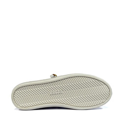 Sneaker D.A.T.E. HILL LOW CALF - White/Leopard