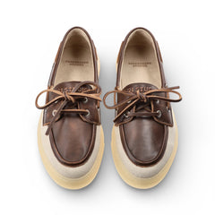 Mocassino COPENHAGEN CPH160 Material Mix - Brown/Cream
