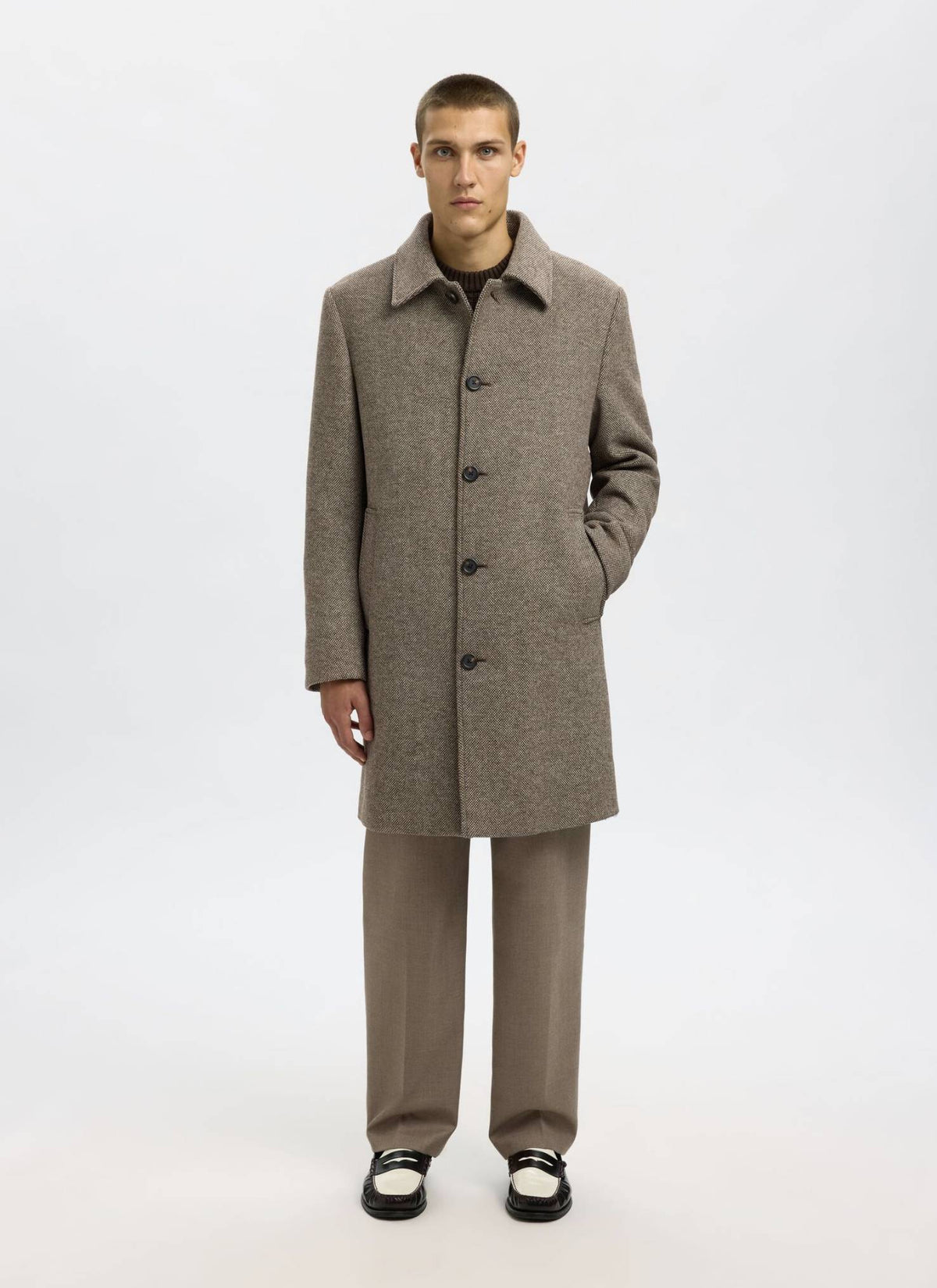 Cappotto lungo SELECTED 16098266 - Donegal