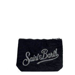 Pochette SAINT BARTH ALINE STRASS - Zebra 00275I