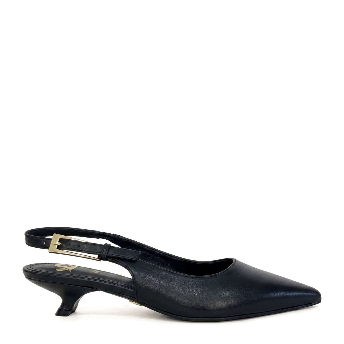 Slingback GOLD&GOLD GD368 - Nero