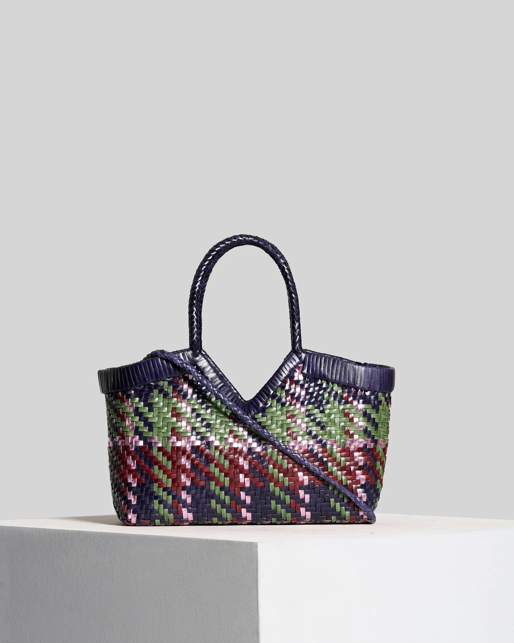 Borsa VIPERA MONET MADRAS - Blu/Green/Barolo/Lilac