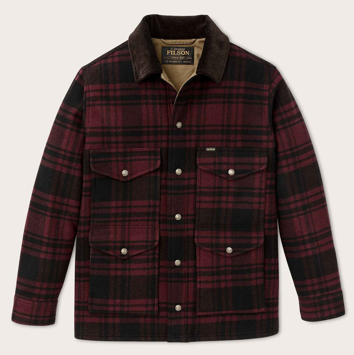 Giacca FILSON SPOKANE INSULATED FMCPS0144 - Port/Black