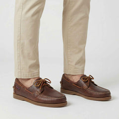 Mocassino SEBAGO Dockside Portland Waxed 70000G0 - Brown-Honey
