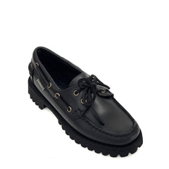 Mocassino SEBAGO Ranger Waxy Woman 7002IR0 - Total Black