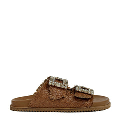 Ciabatta strass MODE 271 Mirror - Nappa Tan