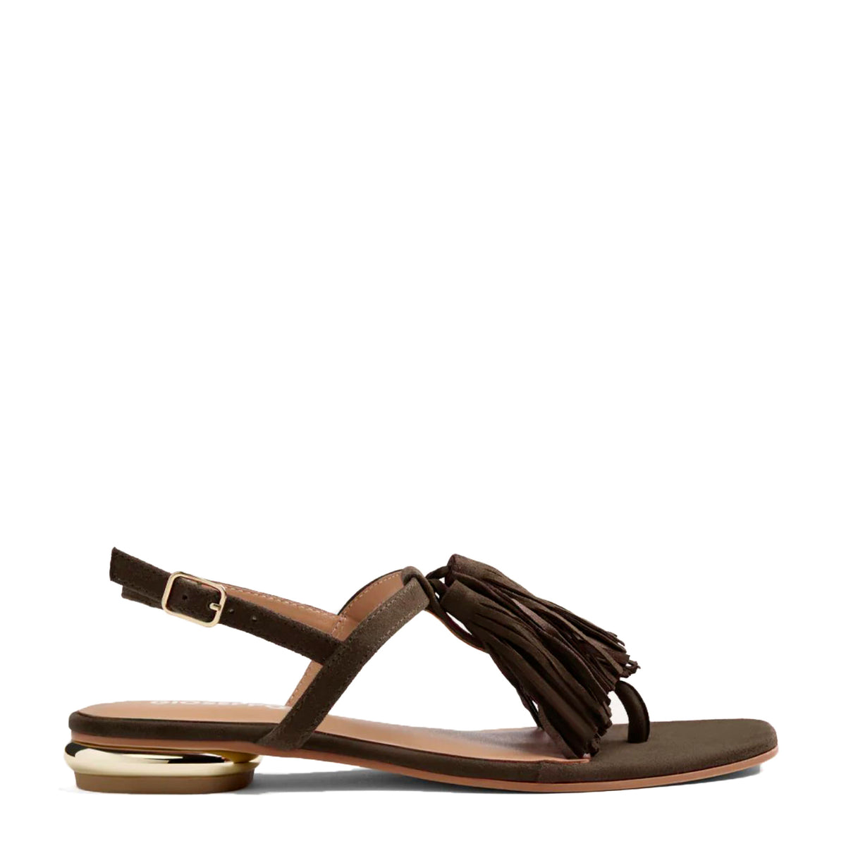 Sandalo frange GIOSEPPO Escanaba - Brown