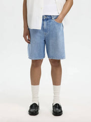 Bermuda SELECTED Summer Loose 16100124 - Denim
