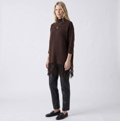 Maglione over ARTLOVE FLISSAE - Brown