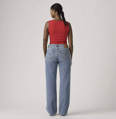 Jeans Low Loose LEVI'S A5566-0063 Good Grades Tencel - Blu