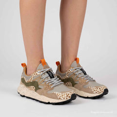 Sneaker FLOWER MOUNTAIN YAMANO 3 U - Beige/Cognac/Brown