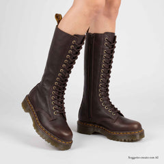 Anfibio DR MARTENS 1B99 BEX 43353200 - Dark Brown Ambassador